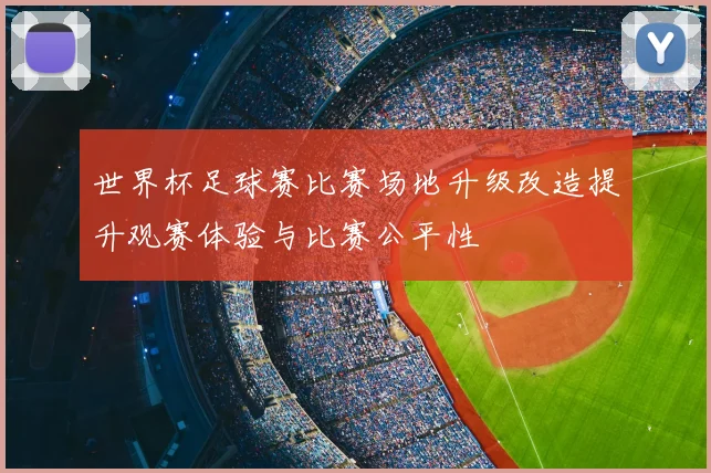 世界杯足球赛比赛场地升级改造提升观赛体验与比赛公平性